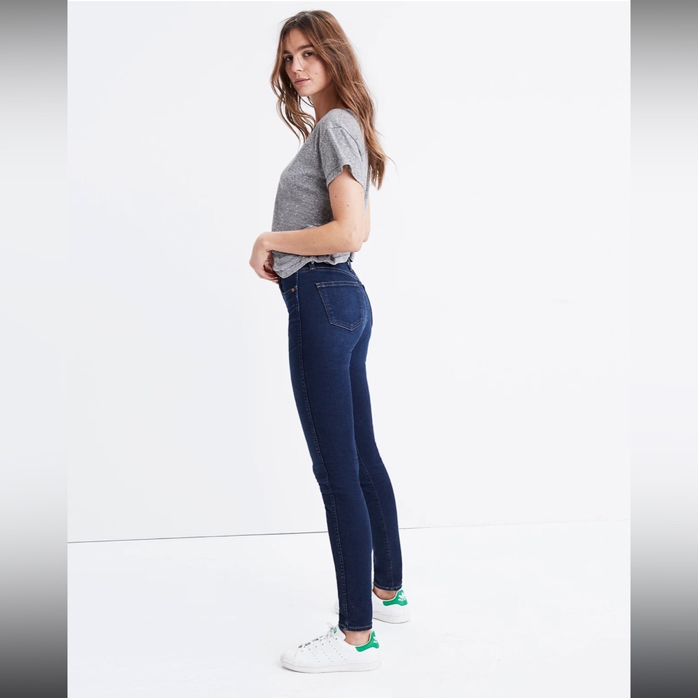 Madewell 10" High-Rise Skinny Jeans in Hayes Wash size 25